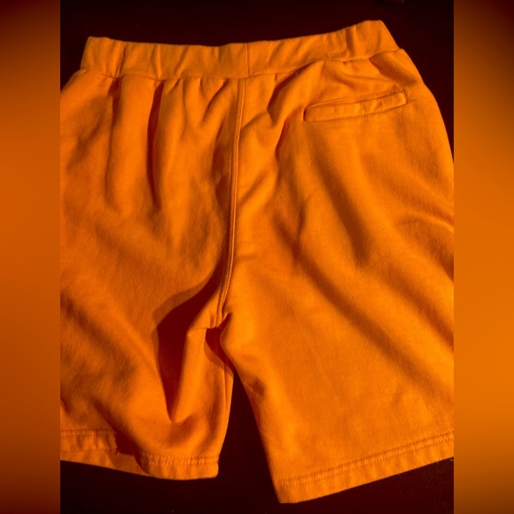 Crooks & Castles Men’s Orange Sweat Shorts size Large - Picture 4 of 4